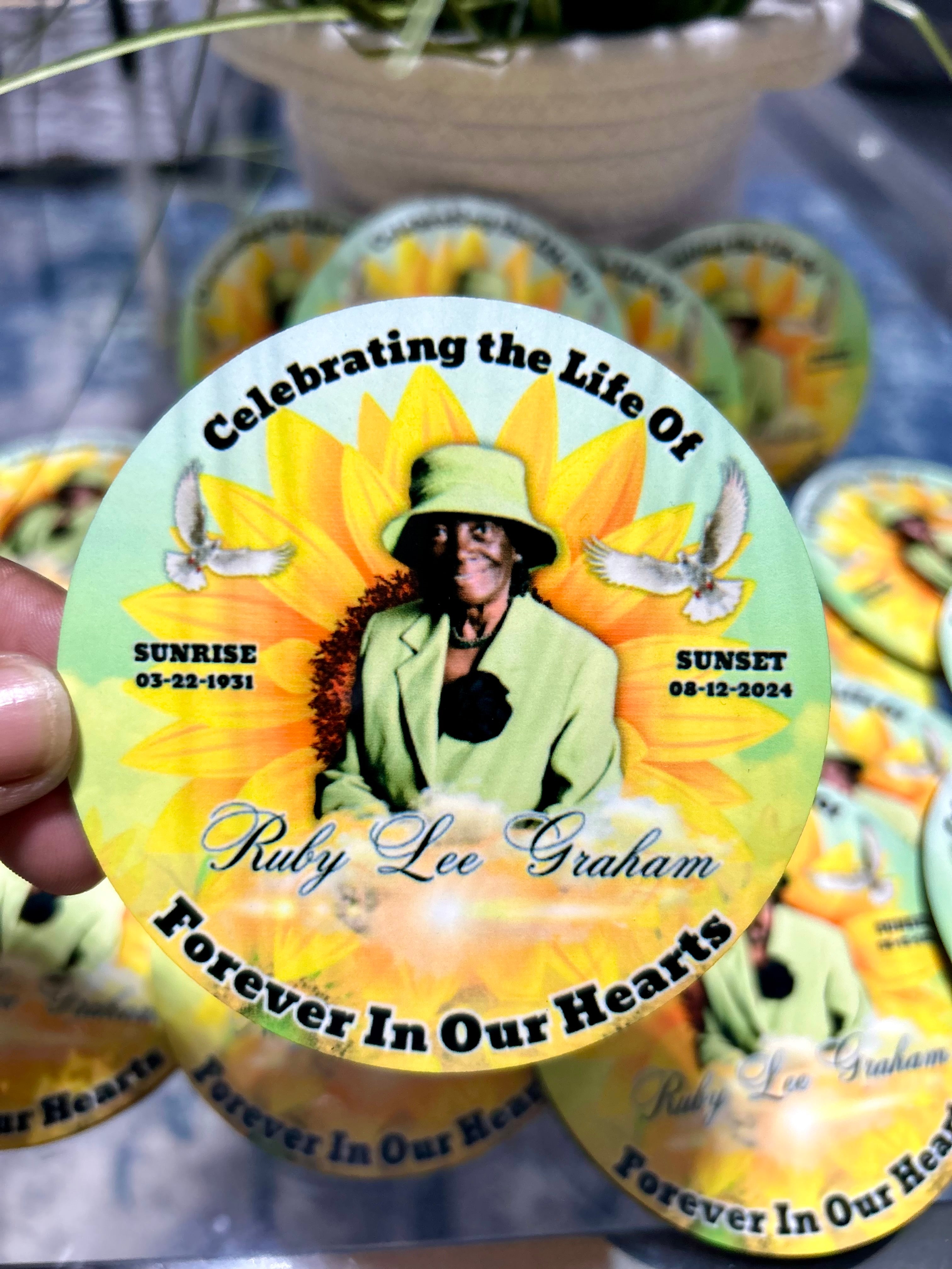 Custom Memorial Button